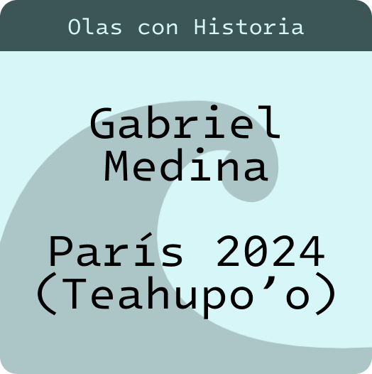 Gabriel Medina en París 2024&nbsp;(Teahupo’o)