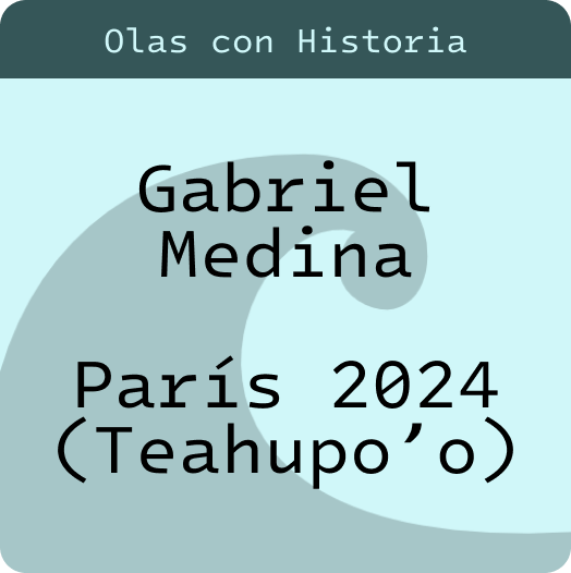 Gabriel Medina en París 2024 (Teahupo’o)